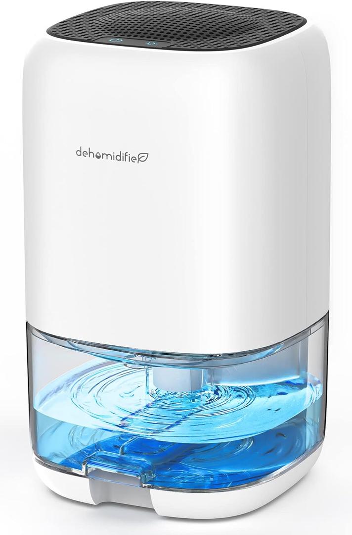 Dehumidifier,TABYIK 35 OZ Small Dehumidifiers for Room for Home, Quiet with Auto Shut Off, Dehumidifiers for Bedroom (280 sq. ft), Bathroom, RV, Closet (White)