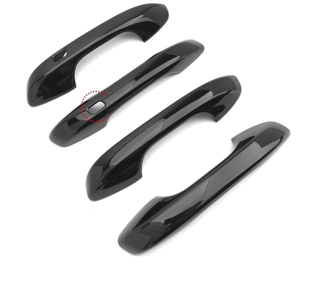 Gloss Black Car Door Handle Cover Exterior Handles Protective ABS Sticker Accessories Compatible with Kia Sorento MQ4 2021-2026(Touch Sensing)