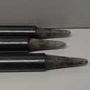 Cricket wickets with bails - Cricket Stumps Made of Wood, Set of 3 Stumps for Cricket with 2 bails, T20 Cricket Wicket, Cricket Stumps (Black)