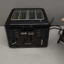 Cuisinart 4-Slice Compact Plastic Toaster, Black, CPT-142BKP1