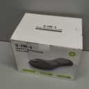 Smooth Triple Fusion 3-in-1 Back Massager Lumbar Pillow with Heat, Vibration & Traction Back Massager for Pain Relief DeepTissue.Relaxation Device for Home,Office,Car.Gift Idea Corded