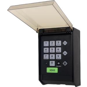 for Ghost Controls Keypad, Wireless Ghost Gate Opener Keypad with Weatherproof Cover for Automatic Gate Openers, Compatible with AXP1 AXS1 Remote - Model AXWK (Keypad)