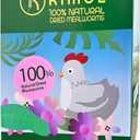 kimoe Non-GMO Bulk Dried Mealworms 10LB Bag for Chickens, Ducks & Wild Birds  100% Natural High-Protein Feed to Boost Egg Production, Feather Health & Immunity
