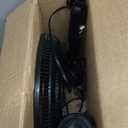 Comfort Zone CZST161BTEBK 16 Oscillating Pedestal Fan, 3-speed Options, 90-Degree Oscillating Head, Adjustable Height and Tilt, Powerful Air Flow, Black