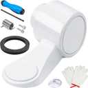 RV Toilet Foot Pedal Replacement Compatible with Dometic 300/310/311/320/321, Durable Flush Pedal Repair Kit with Seal and Installation Tools for Camper and RV Toilets