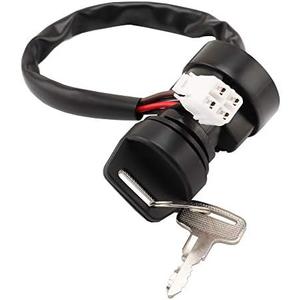 Replace 5ND-82510-00-00 SUKECA Ignition Key Switch Fits for Yamaha YFZ450 Grizzly 400 450 Kodiak 2wd 4wd Wolverine 5ND-82510-01-00 5TG-82510-00-00 5TG-82510-01-00