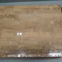 End Grain Cutting Board, Extra Large & Thick, End Grain Built-In Compartment and Juice Canal, Heavy Duty Chopping Board, Thick Carving Board for Bread Fruits Meat (20x15 Inches)