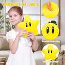 Cute Star Plush Toys - 7.5'' Anime Star Stuffed Animals Plushies Toy Figures Doll Birthday Gift for Kids Adults Game Fans Christmas Home Office Decoration