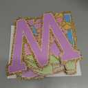 Mooliwe 120 Pcs 6.4 Inch Bulletin Board Letters Set Colorful Embroidered Alphabet Printing Chenille Cutout Letters Set with Adhesive Dots for Poster Board, Party, and Classroom Decor