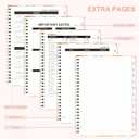 2 x 2026 Planner, Weekly and Monthly Calendar Planner Book, Jan 2026 - Dec 2026, Planning Agenda for Desk Accessories and School Supplies - A5 (6.3'' x 8.5'') (Orange Petal)