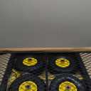 VEVOR 900 Lbs Heavy Duty Steel Garden Cart, Garden Wagon Cart on Wheels, Outdoor Metal Yard Utility Wagon Carts with 10" Tires and Mesh Removable Sides(Convert to Flatbed) and 180Rotating Handle (Black+yellow)