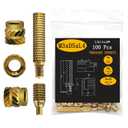 M3 Heat Set Inserts - Threaded Insert for Plastic Parts and 3D Printing Components Assortment Kit, (100 Pcs)