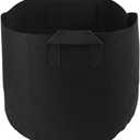 Cabilock Vegetable Planter Boxes Plant Grow Bags Nonwoven Fabric Plants Grow Pots with Handles for Nursery Garden and Planting 15 Gallon Black Bonsai Container (Medium)