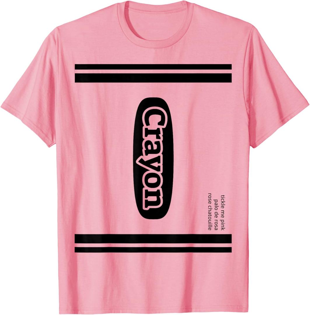 Crayon Tickle Me Pink Group Costume T-Shirt S