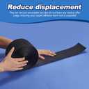 Shappy Gymnastics Mat Hook Fastener Gymnastics Cheer Mats Tape Strip for Tumbling 4" Wide Carpet Repair Nylon Hook for Carpet Bonded Foam Seams Cheer Gym Floors Cheerleading Supplies
