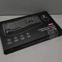 Wireless Keyboard and Mouse Combo, 2.4G Full Size Wave Keys Ergonomic Keyboard with Wrist Rest and 3Level DPI Adjustable Wireless Ergonomic Mouse for Windows, Mac OS Desktop/Laptop/PC(Black)