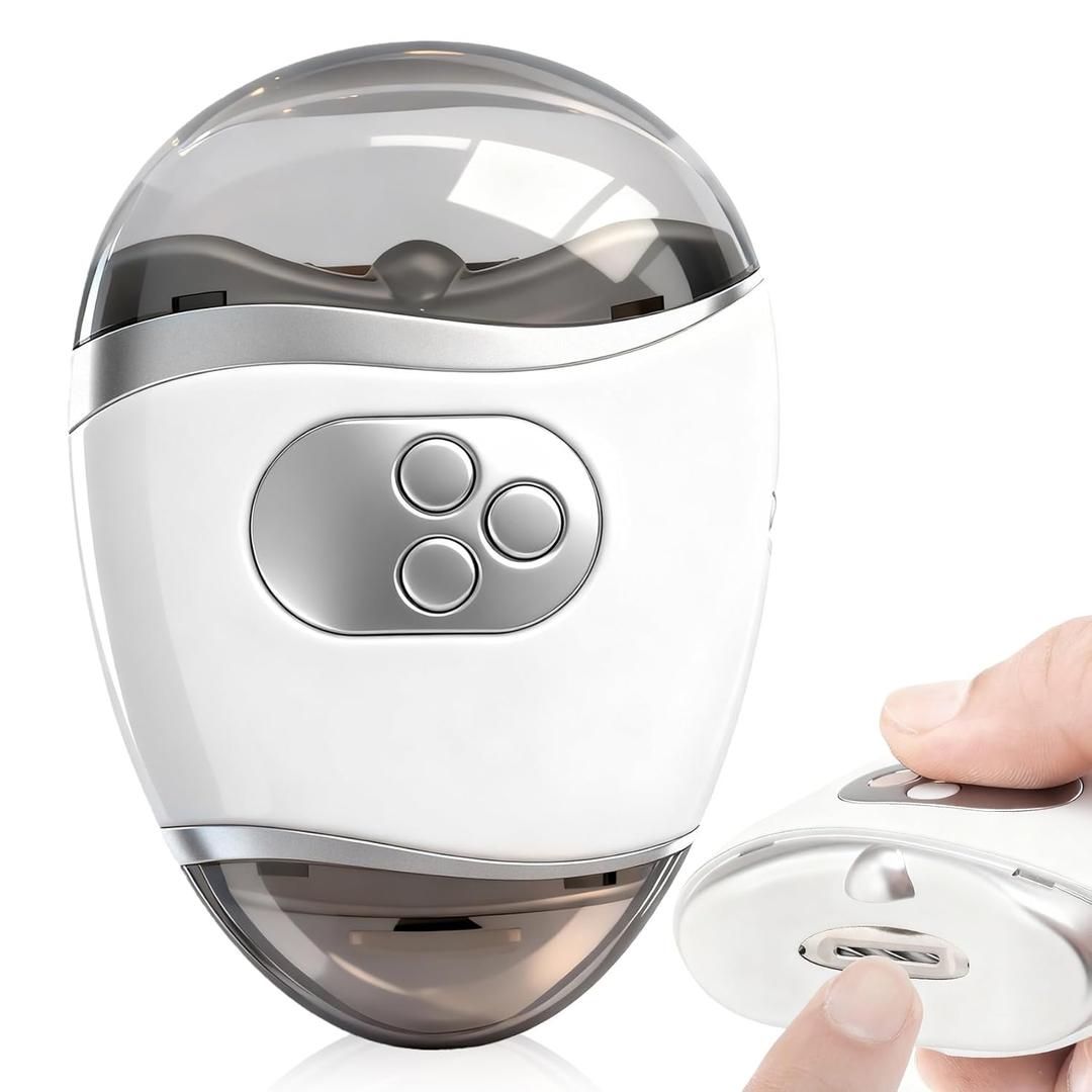 2026 New 3-in-1 Electric Nail Clipper with Polishing & LED Lamp, Nail Filing Storage, 3 Adjustable Speeds, Suitable for Elderly, Adults & Infants