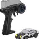 1:64 Scale RC Drift Car Type-C Rechargeable 2.4Ghz Remote Control Car with Headlight