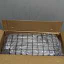 4 Pack Freezer Organizer Bins(14.6L X 7.1W X 5.2H) Suitable for 5-7 Cu.Ft Chest Freezer Sort Frozen Meats | Stackablet Chest Freezer Organizer Bins Get Food Easily w/Handle, Gifts Ideas for Mom (Black)