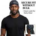 Elastic Cycling Sports Cap Skull Caps Bandana Stretch Cooling Headscarf Paisley Cool Helmet Wrap Pirate Scarves Hat (M)