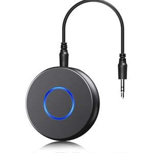 SONRU Bluetooth Aux Adapter for Car, Wireless Audio Receiver, Portable Hands-Free Kit with RCA AUX 3.5mm for Home/Car Stereo Music Streaming Sound System