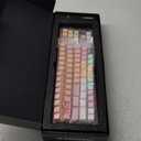 YUNZII AL71 75% Mechanical Keyboard,Full Aluminum CNC,Hot Swappable Gasket,2.4GHz Wireless BT5.0/USB-C Wired,NKRO Programmable RGB Backlight Creamy Typing for Win/Mac(Pink, Crystal White Switch)