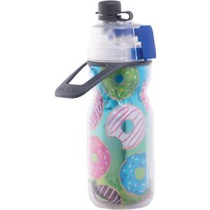 O2COOL Mist 'N Sip Misting Water Bottle 2-in-1 Mist And Sip Function With No Leak Pull Top Spout Kids Water Bottle Sports Water Bottle - 12 oz