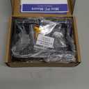 Metal Mount for Dell Docking Station with Mouse Pad Under Desk and Wall Mount for Dell Dock Station WD25 UD22 WD19 WD22TB4 WD19TBS SD25 Series Dock & Power Adapter Wall Mount Bracket for Dell Dock