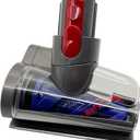 Mini Motorized Brush Head Replacement for Dyson V7 V8 Cyclone V10 V11 V15,Anti-Tangle Hair & Pet Hair Removal Vacuum Attachment Head for Carpeted Stairs,Couch Cushions,Bed,Car Carpet,Curtain