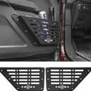 2Pcs Metal Front Door Storage Box for Ford Bronco 2021-2024 Interior Storage Expansion Front Door Storage Pockets Side Insert Organizer Accessories