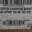 Torani Syrup Variety Packs, Sugar Free Coffee Favorites, 25.4 fl oz Bottle (Pack of 4) Best By Oct 15, 2027
