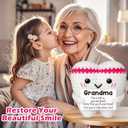 Crochet Tooth Grandma Gifts,Funny Valentines Mothers Day Birthday Gifts for Great Grandma Grandparents Nana Mimi Gigi Grammy from Grandkids,Retired Dentist Dental Hygienist Gift,Cute Handmade Decor