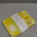 GDDAY Beeswax Bread Bags for Homemade Bread,Reusable Beeswax Bags for Sourdough,Cotton Linen Food Storage Bag to Keep Fresh - Extra Large 2 Pack (Yellow)