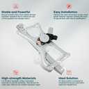 FINDAUTO 748-476 Power Window Regulator Front Left Driver Side fit for Honda Civic for 2006-2011, Window Regulator and Motor Assembly