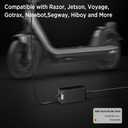 EVAPLUS 54.6V 1.5A Smart Charger for 48V Lithium Batteries - UL Certified, Fast Charging with Multi-Safety Protection, Compatible with Electric Bikes/Scooters, DC 5.5 * 2.5/2.1mm Connector