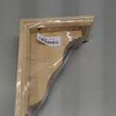 Ekena Millwork BKT03X07X09HARW Hamilton Traditional Wood Brackets, 3 1/2"W x 7"D x 9"H , Rubberwood