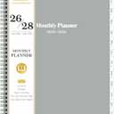 2026-2028 Monthly Planner/Calendar - 2 Year Planner 2026-2028, Monthly Tabs, 9  11, July 2026 - June 2028, Hard Cover, Inner Pocket - Grey
