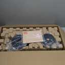 TALOYA 52 Inch Ceiling Fans with Led Lights Remote Control Flush Mount Low Profile for Bedroom Farmhouse Patio Outdoor Living Room Kitchen Dining Room,DC Motor,Reversible,Buzzer ON/Off,Black Walnut