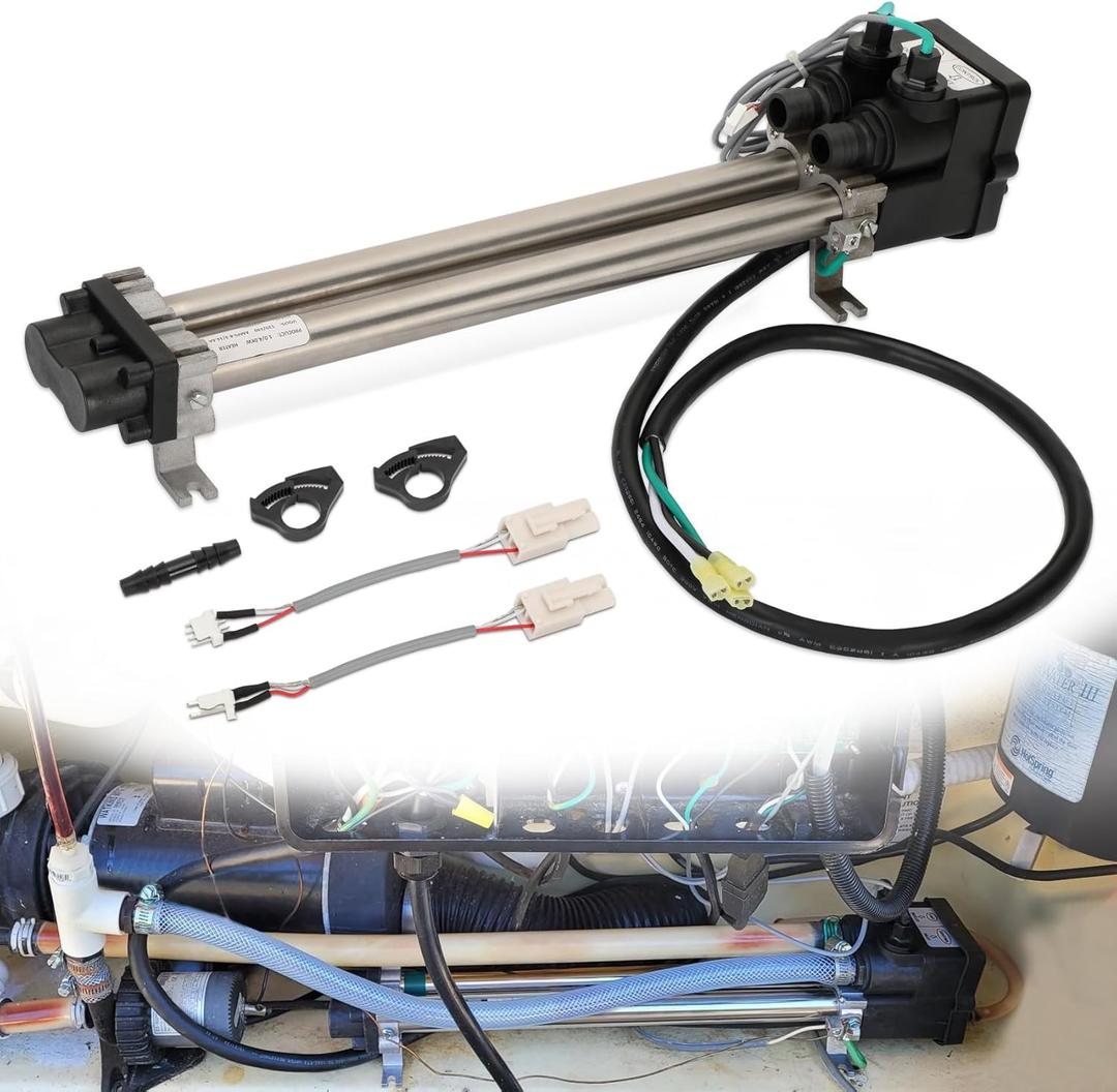 Saranna Hot Tub Heater Replace for 1995+ 4.0KW spa Heater for Watkins/ Hotspring/ TigerRiver/ Limelight Hot Tub Spa No-Fault Bathtub Heater, 1.0/ 4.0KW 120/ 240 Volt, 73791, 26-C3160-2S (4kw)