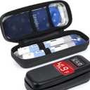 Insulin Cooler Travel Case for Wegovy Pens Diabetes Carrying Insulated Bag with 2 TSA-Approved Ice Packs, Long-Lasting Cooling for Wegovy Pens, Ideal for Travel and Daily Use.