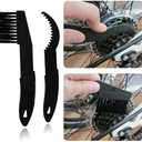 2 x Durable Motorcycle & Bike Chain & Gears Maintenance Cleaning Brush Cleaner Tools - (Blue)