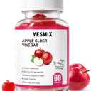 Apple Cider Vinegar Gummies - with Vitamin B12 - Non-GMO - Gluten-Free - Apple Flavor Gummies for Adults 60 Count