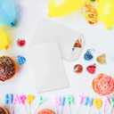 NICOHACU 1000 Pack 5x7.5IN White Kraft Paper Bags, Mini Paper Bags, Gift Cards, Gift Candy, Cookies, Donuts, Party Favors, Sandwiches, Jewelry, Snack Bags, Flat Gift Bags, Envelopes,Tableware Bags