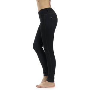 Prolific Health Women's Jean Look Jeggings, Tights Slimming Many Colors Spandex Leggings Pants Capri, (Medium-Large, Black Denim)