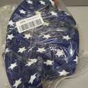 BobbleT American Flag Overall Shorts Patriotic 4th of July Outfit Costume with Hat Sunglasses for Men & Women Parade Party (XXL)