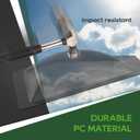 RVGUARD RV Skylight Replacement, 11" x 24" Outer Dimension Skylight Fits All Standard 8" x 20" Openings, RV Skylight for Camper Trailer Fifth Wheel Truck, UV Resistant, Impact Resistant, Smoke