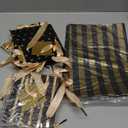 Tenare 12 Pcs Small Gift Bags Mini Metallic Paper Bag Bulk Tiny with Handle Tissue Paper for Gift Wrapping Happy Valentines Day Chinese New Year Birthday Party(4 x 2.75 x 4.5 Inch,Black Gold)