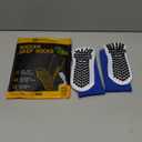 LUX Anti Slip Soccer Knee Socks,Non Slip Football/Basketball/Hockey Sports Grip Socks Black