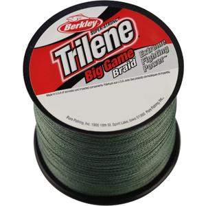 Berkley Trilene Big Game Braid Fishing Line (30lb - 328yd, Lo-Vis Green)