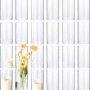 24 Pcs Tall Glass Vases Bulk, 6 Inch Clear Cylinder Flower Vases Transparent Candle Holder for Wedding Centerpieces and Home Decor